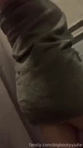 After shower fart was wet af