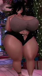 Merry christmas loves i hope you enjoy fyp virtual thicc anime
