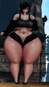 Most of eri s weight must be in those fat plump thighs and yes they part 10