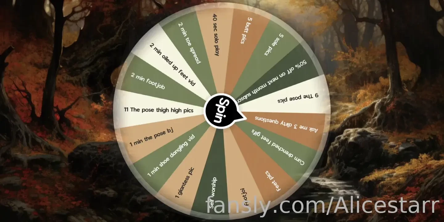 Spin the wheel game here s how you do it tip me the amount of spins 