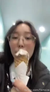 Sorry i ate your ice cream can you punish me licking icecream lick