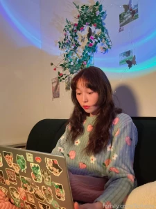 Warm cozy look and chat with you o o asian teen schoolgirl student part 1