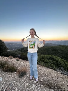 Flashing at sunset in the mountains makes me so happy