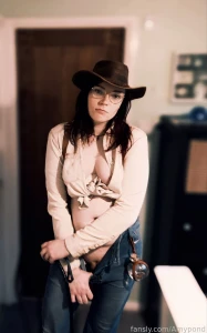 Cowboy cowgirl genderfuck indianajones cosplay grunge grime pinup whip