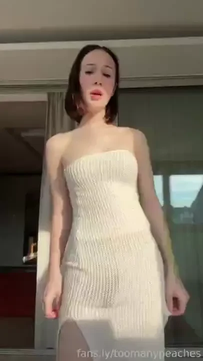 How s that dress looks on me trans fyp teen shemale transgender 