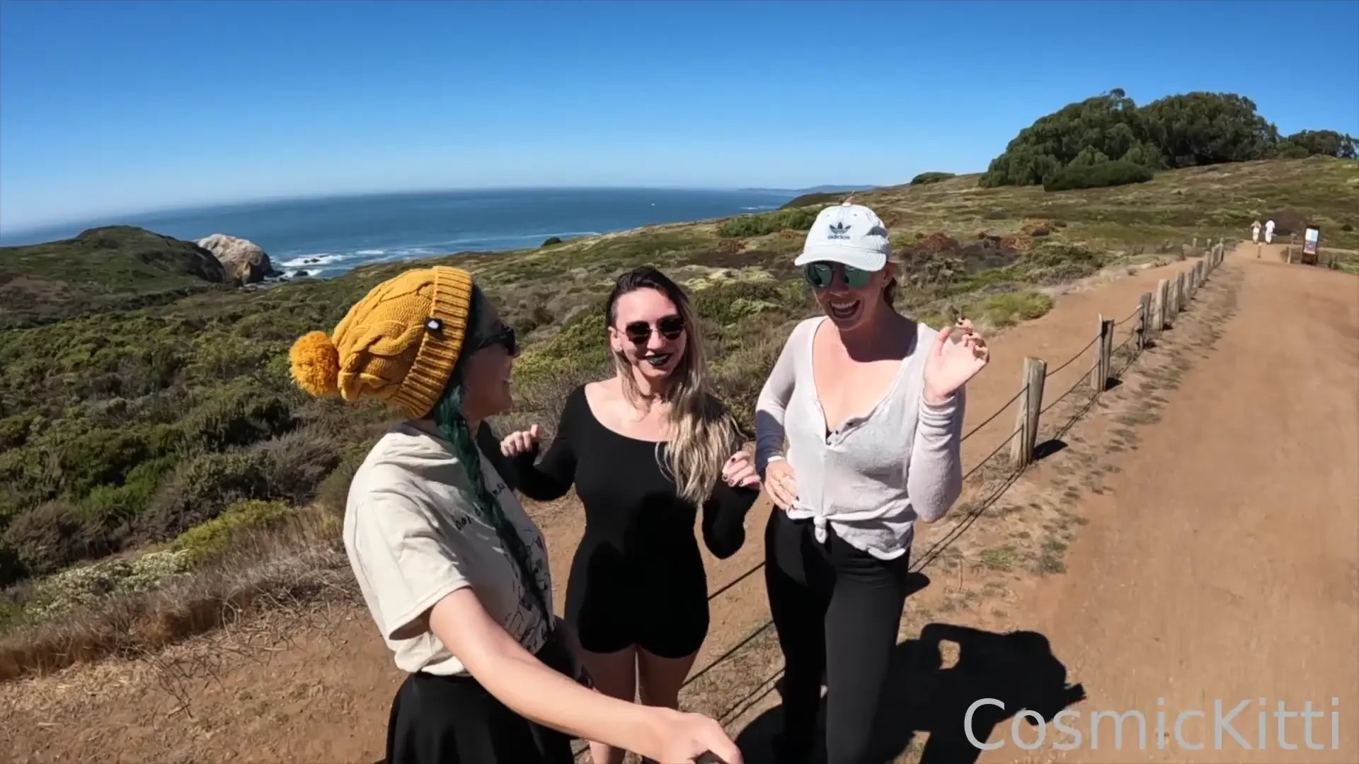 Clothing abandonment hike and exploring an abandoned battery with 