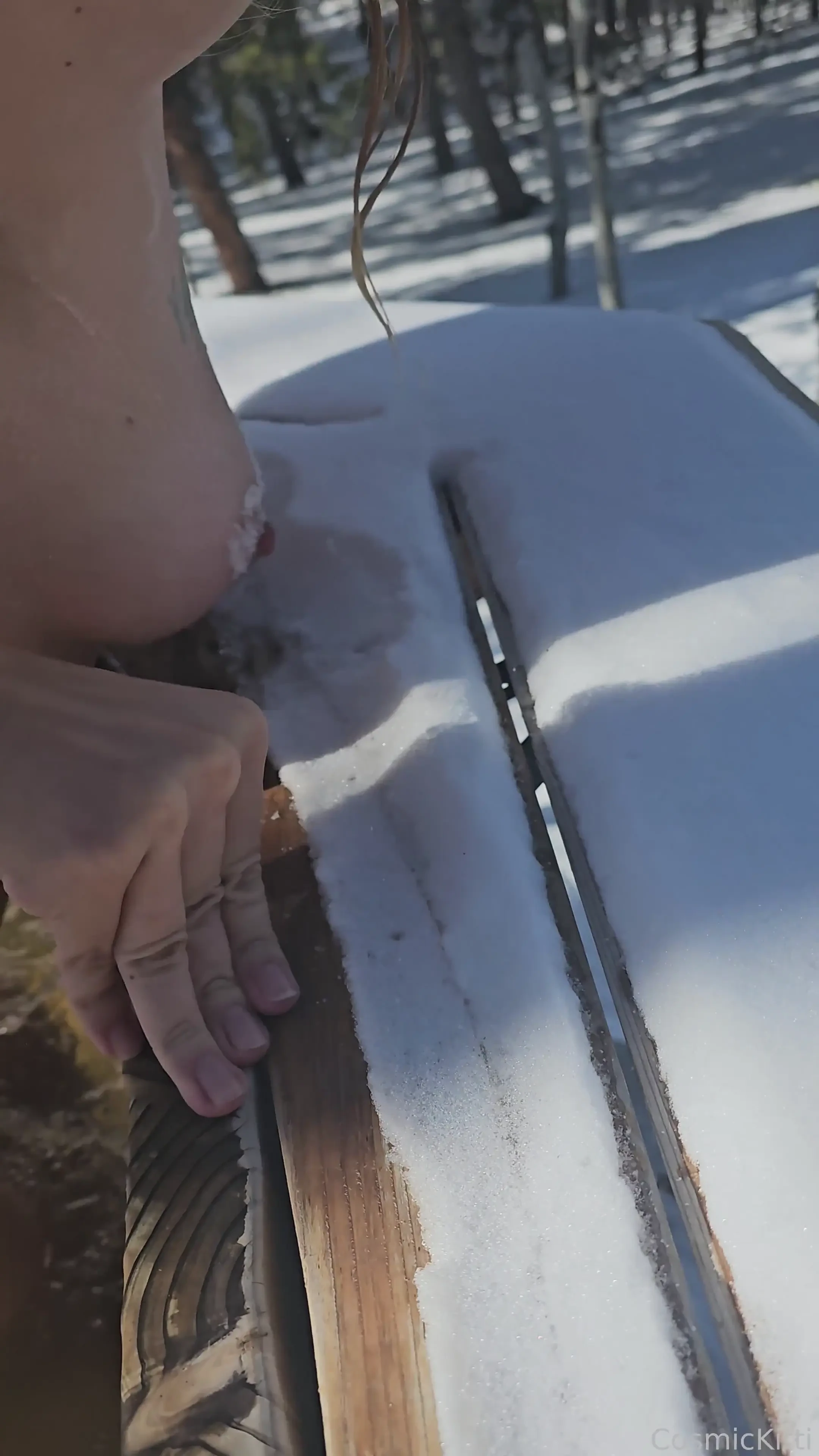 Trying to make a snow swimsuit it may not have worked but the titty 
