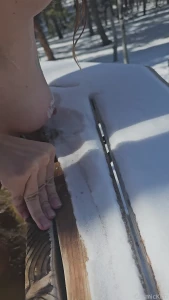 Trying to make a snow swimsuit it may not have worked but the titty