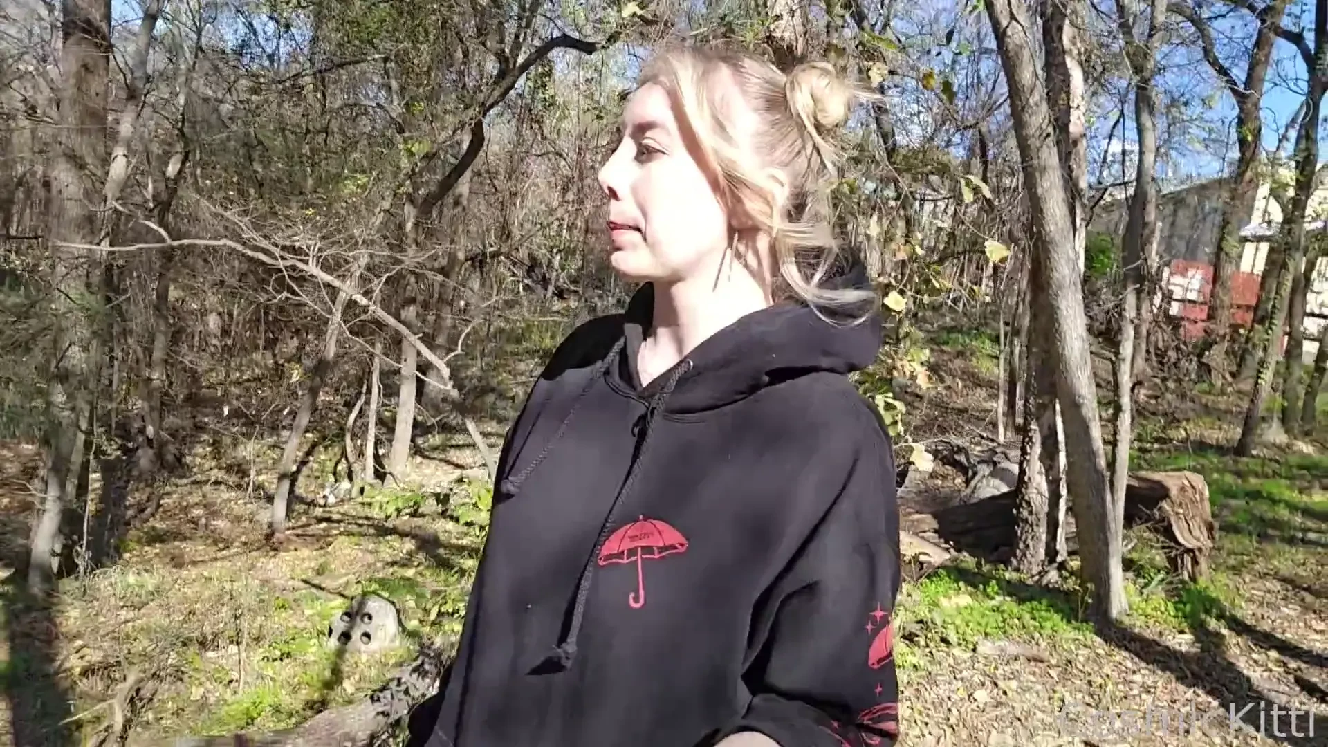 I got a custom request recently to masturbate on a hike in this outfit 