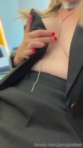 I keep the skirt and heels just spread my legs and fuck my pretty 46