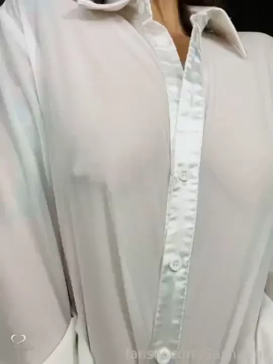 Do you think i should start wearing a bra boobs tease blouse 