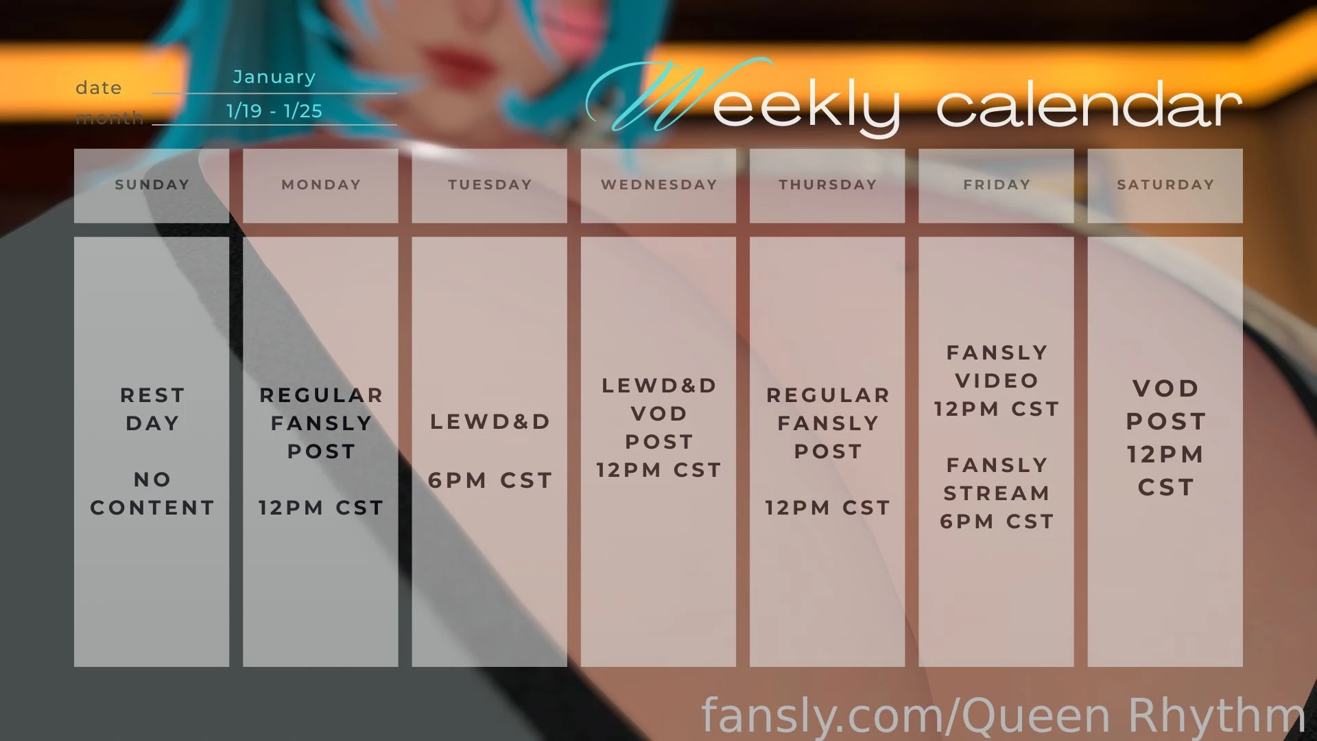 Changing things up a little bit i ll be doing lewd amp d tomorrow 