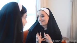 Virgin nuns use their assholes for the lord sister freshie has been