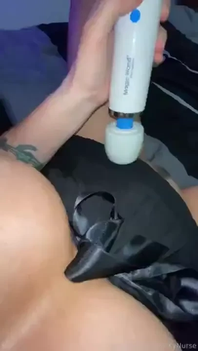 Free video breaking in my new magic wand please enjoy do you want a 