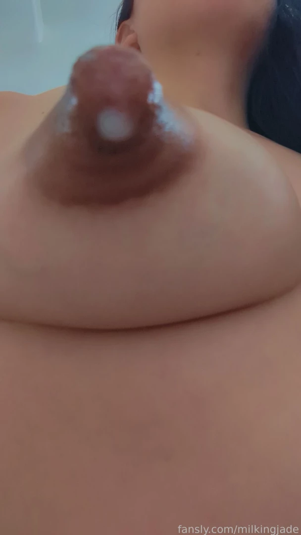 Woke up to a wet surprise lactation lactating breastmilk 
