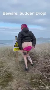 It sure was fyp public beach pawg funny