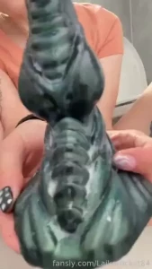 Do you want to know how i got so creamy all over my monster dildo let