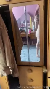 Backing it up fyp nude shower pawg ass