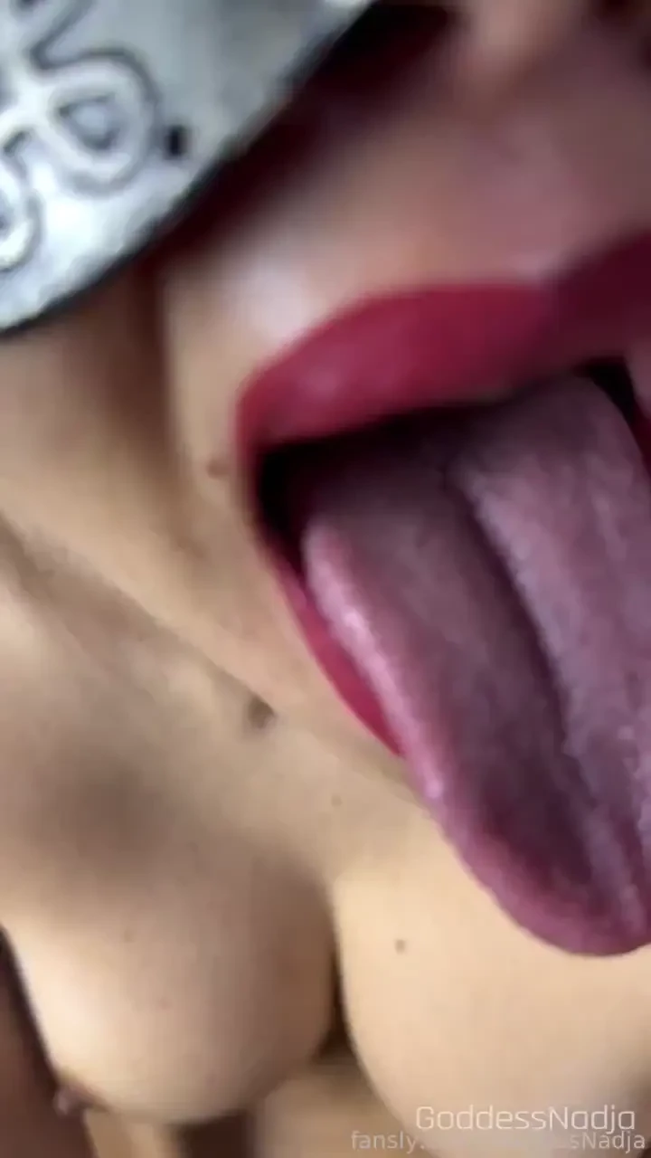 Let me lick that for you goddessnadja lick boobmassage latina massage 