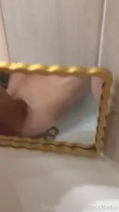 Touching myself a little bit in the bathtub before going to sleep my