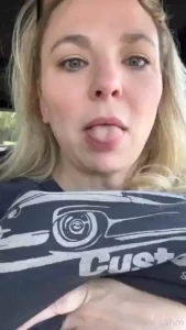 Titty flash while driving yes please fyp milf blonde tits boobs