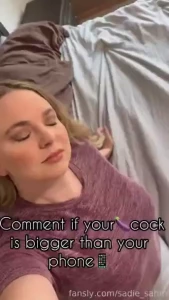 Comment below if your cock is bigger than your phone fyp milf blonde