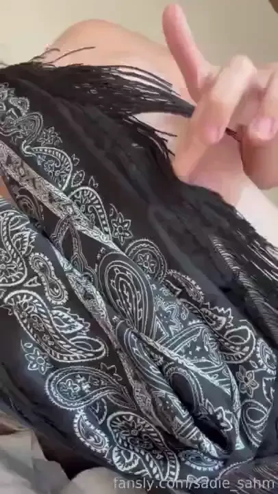 I love how these strings feel on my tits cum feel them fyp milf blonde 