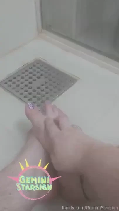 My feetey weeteys need soft massages and lathering up in the shower i 