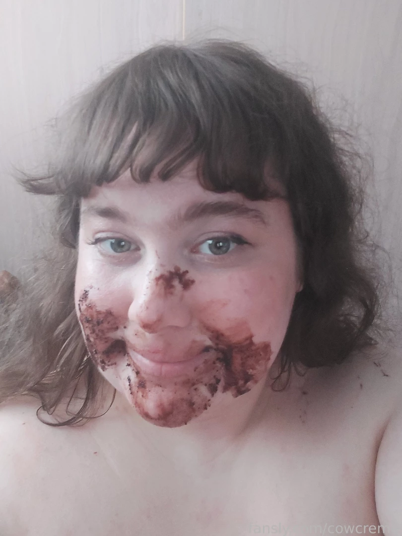 The aftermath of a custom video eatingfetish chocolatecake feedee part 1 