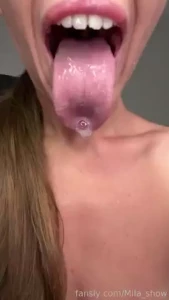 Do you want my spit drool drooling spiting saliva tongue longtongue