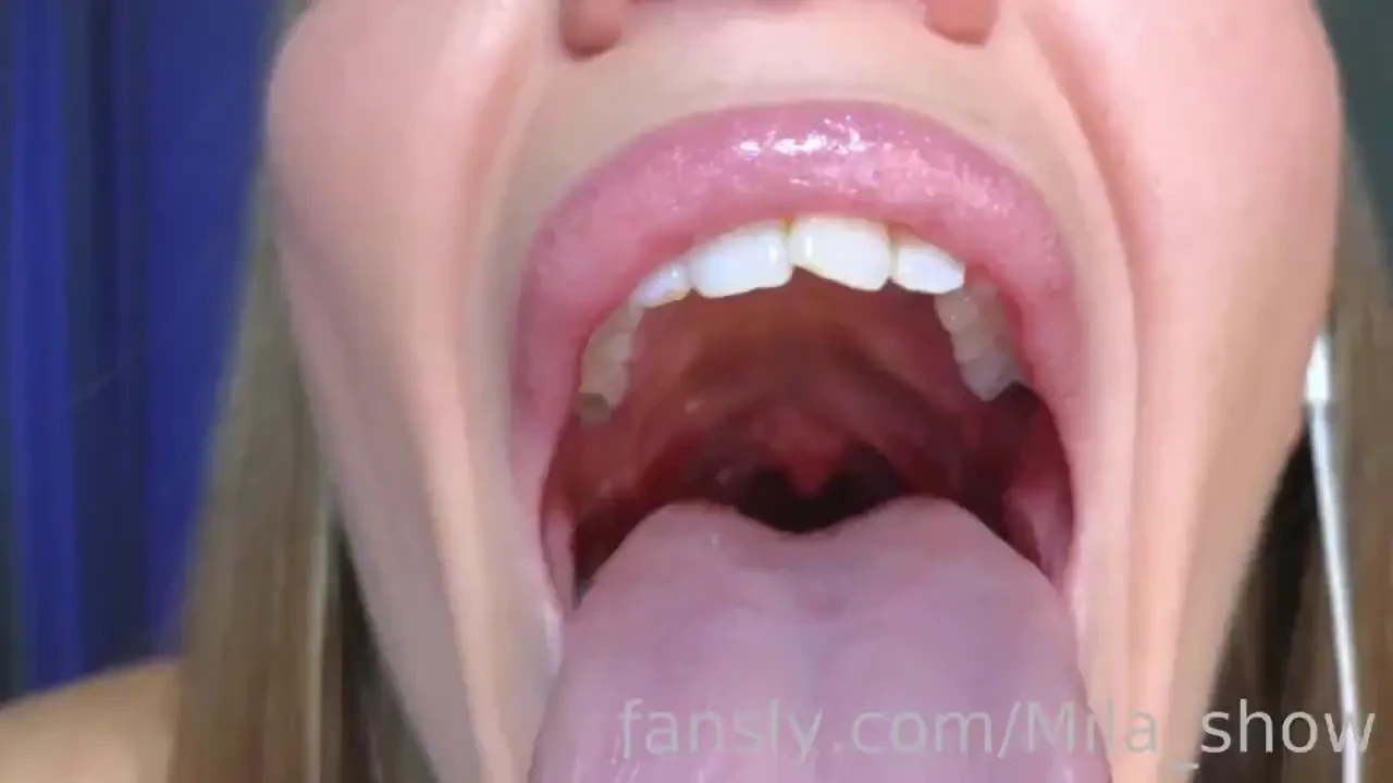 Throat licking and very dirty drooling asmr 