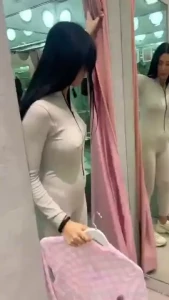 Just having fun with almost my titties out 3 yoonaleecake korean tits