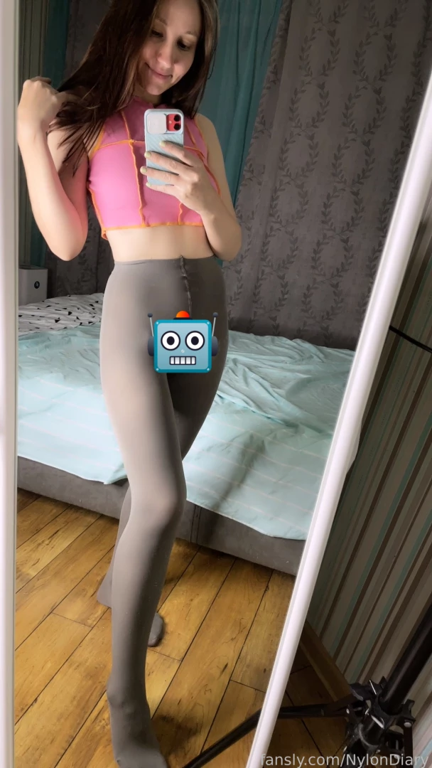 Comfy grey tights tights pantyhose fyp selfie new nylon nylons legs part 1 
