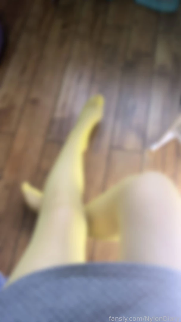 Hey feet legs fans what do you think of colored nylons pantyhose fyp 