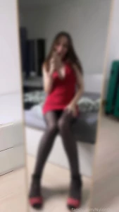 Love this dress especially with pantyhose pantyhose nylons legs selfie