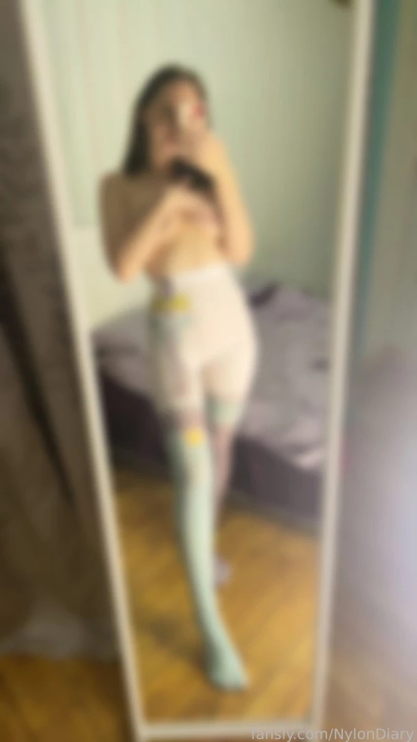 Lovely pattern tights tights pantyhose nylons legs selfie brunette 