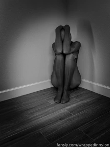 Encasement pantyhose nylons blackandwhite hosiery part 6