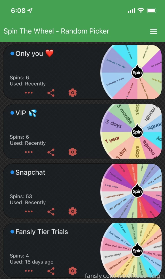 Wheels spins available so many to choose from part 2 