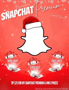 Join my snapchat premium for only 25 and get nude snap cock rate voice