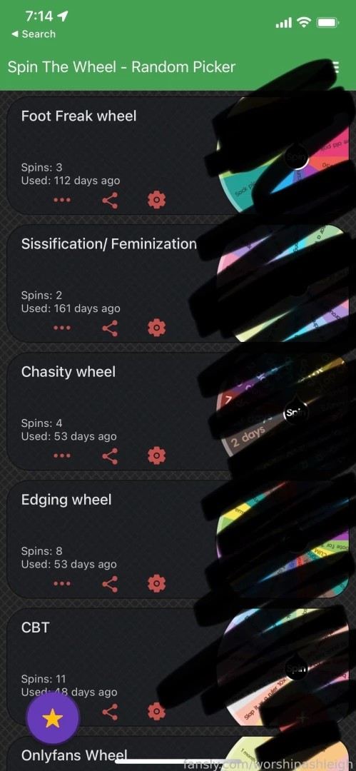 Feelin lucky needing a rush choose any of my wheel spins 