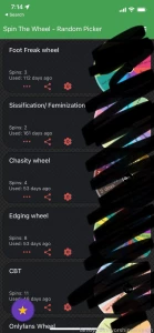 Feelin lucky needing a rush choose any of my wheel spins