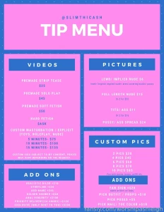 New tip menu part 8