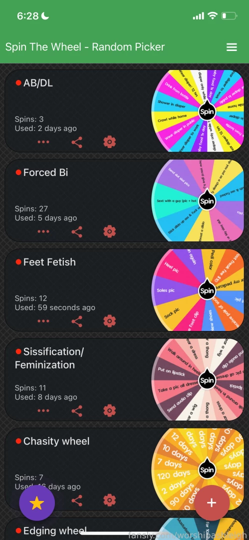 Love to take risks or enjoy the thrill of the unknown spin any one of 