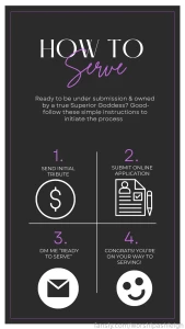 I m seeking loyal subs who are interested in serving me read how to part 1