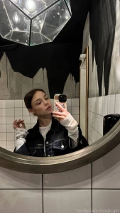 Imagine you walked into the restroom in a restaurant and there i am