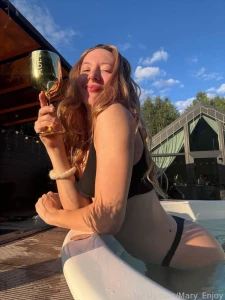 When life gives you sunshine make it sizzle in black wine bikini