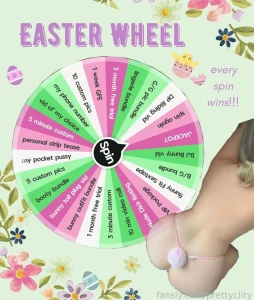 Back by popular demand easter spin wheel every spin wins this is just