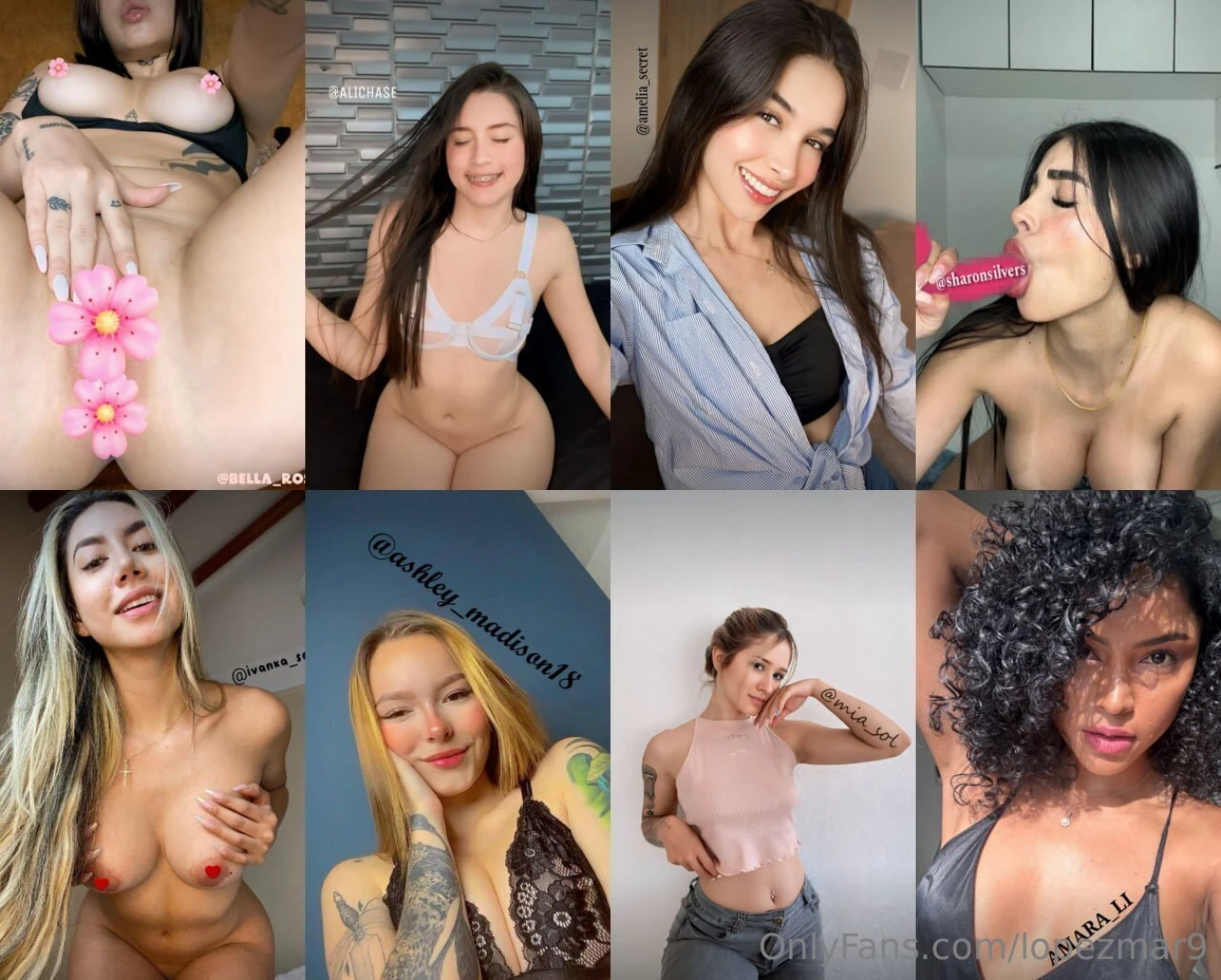 Get ready to admire these beauties bella_rose18 alichase amelia_secret 