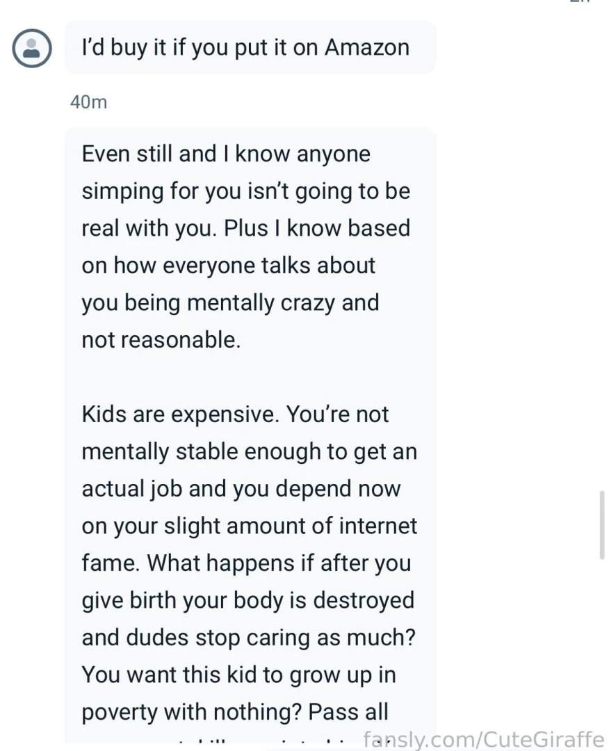 Who the hell talks to people like this i actually haven t received a 