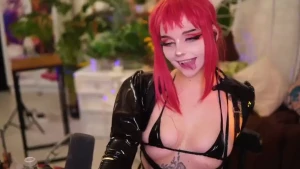 Soon fyp cosplay boobs tits anime mistress makima latex chainsawman part 1